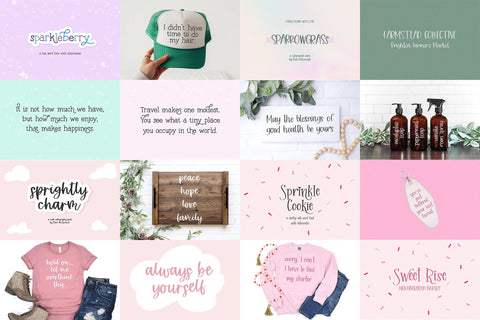 The Painted Banner Font Bundle Font Beck McCormick 