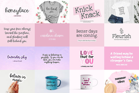 The Painted Banner Font Bundle Font Beck McCormick 
