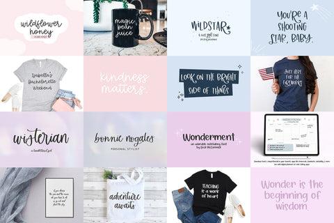 The Painted Banner Font Bundle Font Beck McCormick 