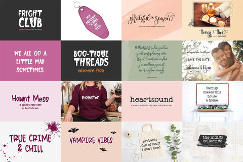 The Painted Banner Font Bundle Font Beck McCormick 