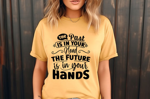 The past is in your head the future is in your hands svg Design SVG Regulrcrative 