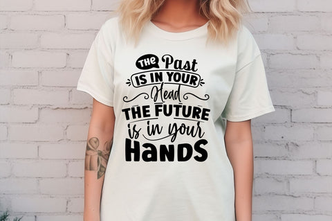 The past is in your head the future is in your hands svg Design SVG Regulrcrative 