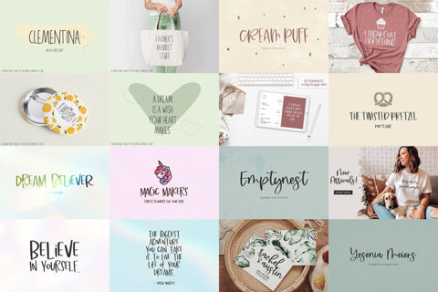The Planner Font Bundle Font Beck McCormick 