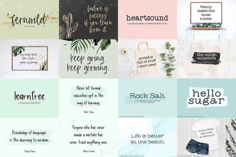 The Planner Font Bundle Font Beck McCormick 