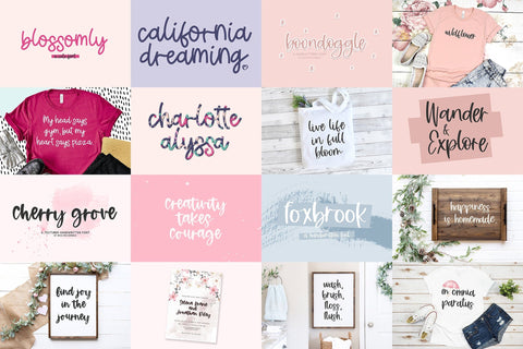 The Planner Font Bundle Volume 2 Font Beck McCormick 