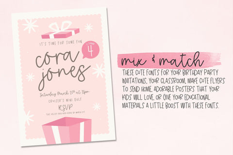 The Planner Font Bundle Volume 2 Font Beck McCormick 