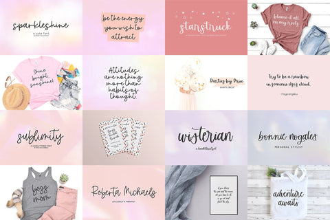The Planner Font Bundle Volume 2 Font Beck McCormick 