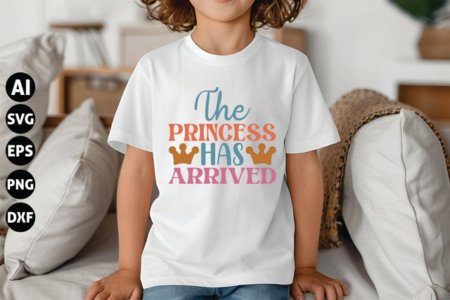 The Princess Has Arrived Svg, Funny Baby Svg, Newborn Svg SVG shah alam 