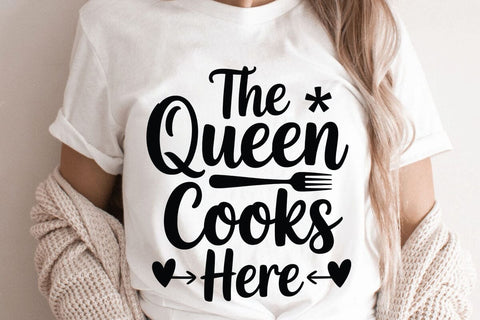 The Queen Cooks Here SVG Angelina750 