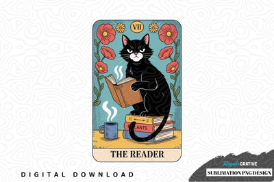 The reader - sublimation png design Sublimation Regulrcrative 