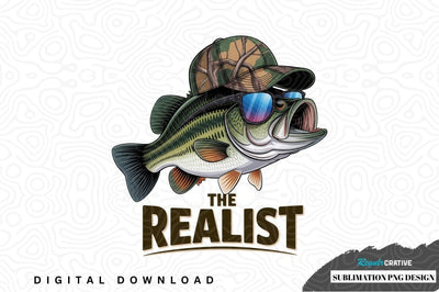 The realist fishing sublimation png design Sublimation Regulrcrative 