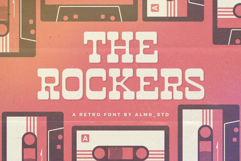 The Rockers - Retro Serif Font Font studioalmeera 