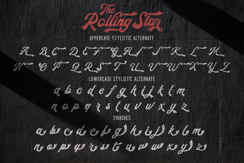 The Rollingstar - Bold Script Font studioalmeera 