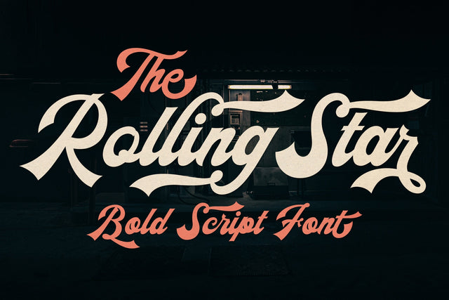 The Rollingstar - Bold Script Font studioalmeera 