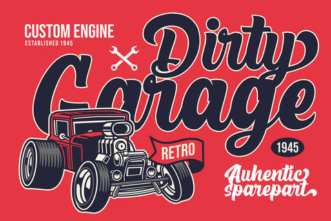 The Rughton - Strong Bold Script Font Mozzatype 