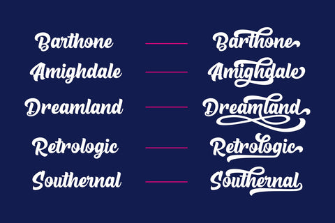 The Rughton - Strong Bold Script Font Mozzatype 