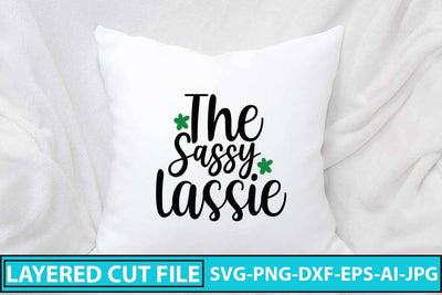 The Sassy Lassie SVG Design SVG Syaman 