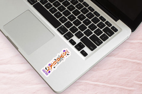 The spooky witch lives Stickers Design Sublimation Regulrcrative 