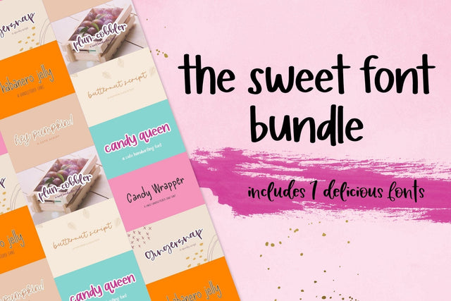 The Sweet Font Bundle Font Beck McCormick 