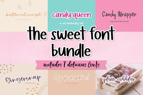 The Sweet Font Bundle Font Beck McCormick 