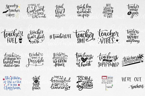 The Teacher SVG Bundle SVG Beck McCormick 
