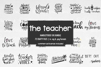 The Teacher SVG Bundle SVG Beck McCormick 