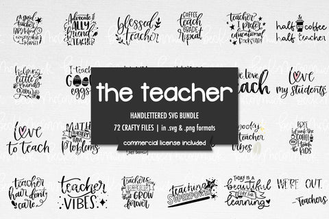 The Teacher SVG Bundle SVG Beck McCormick 
