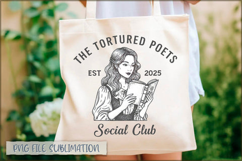 The tortured poets est 2025 social club Tote bag Sublimation Shetara Begum 