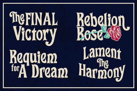 The Tragic Romantic Font Youngtype 