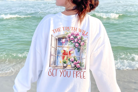 The truth will set you free png design Sublimation Regulrcrative 