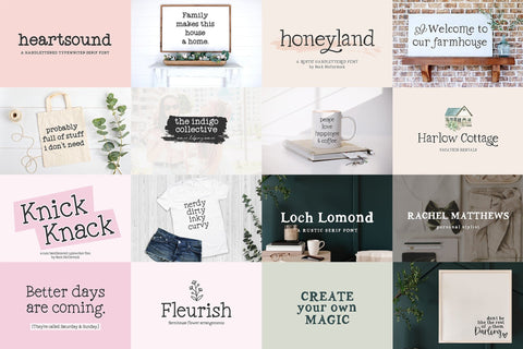 The Typewriter Font Bundle Font Beck McCormick 