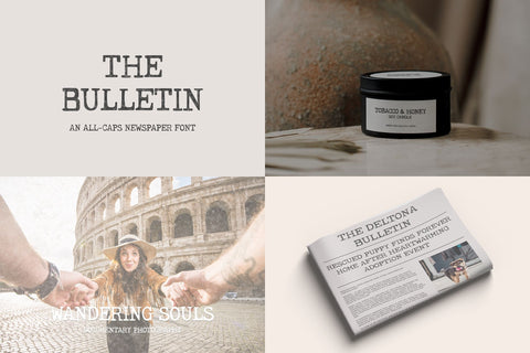 The Typewriter Font Mini Bundle Font Beck McCormick 