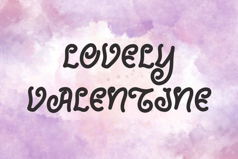 The Valensia Font Prasetya Letter 