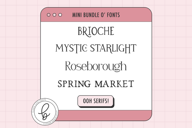 The Versatile Serif Font Mini Bundle Font Beck McCormick 