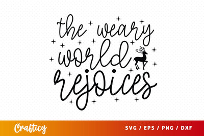 The Weary World Rejoices SVG Design SVG Designangry 