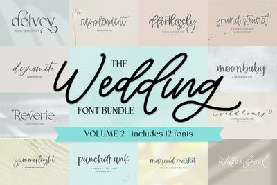 The Wedding Font Bundle, Volume 2 Font Beck McCormick 