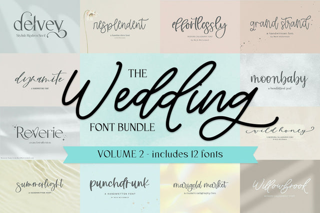 The Wedding Font Bundle, Volume 2 Font Beck McCormick 