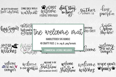 The Welcome Mat SVG Bundle SVG Beck McCormick 