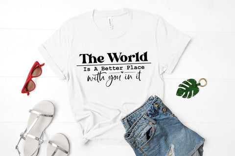 The World is a Better Place with You in It, Mental Health SVG SVG CraftLabSVG 
