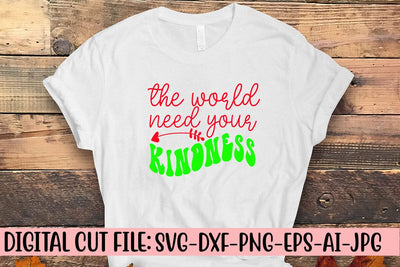 The World Need Your Kindness Retro SVG SVG Syaman 