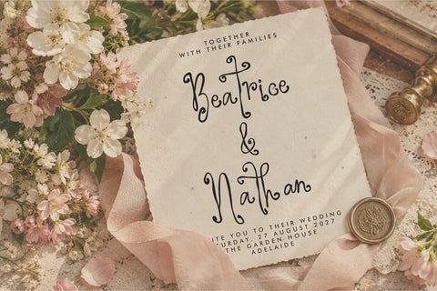 The Written Romance - Handwritten Whimsical Font Font Jimtype Studio 