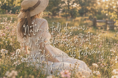 The Written Romance - Handwritten Whimsical Font Font Jimtype Studio 