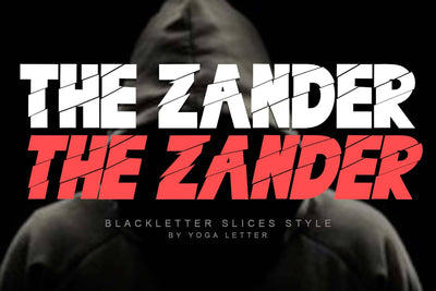 The Zander Font Prasetya Letter 