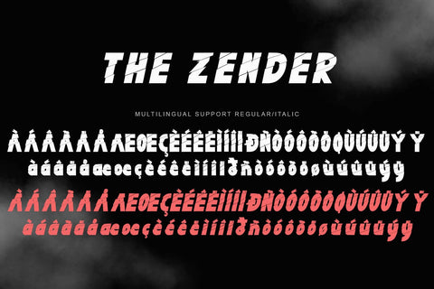 The Zander Font Prasetya Letter 
