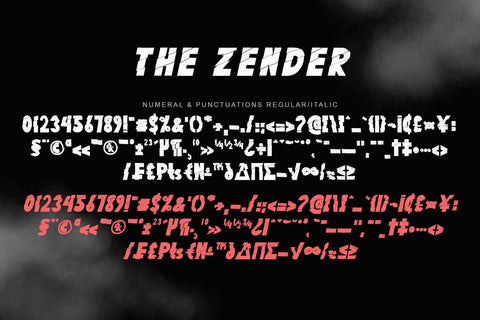 The Zander Font Prasetya Letter 