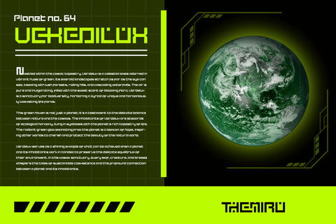 Themiru - Futuristic Tech Font Font twinletter 