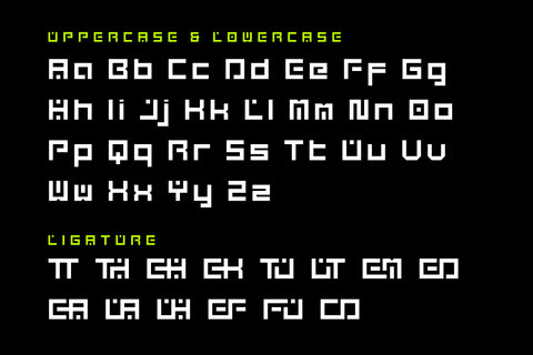Themiru - Futuristic Tech Font Font twinletter 