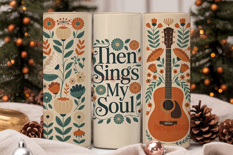 Then Sings My Soul 20oz Tumbler Sublimation DesignSVG 