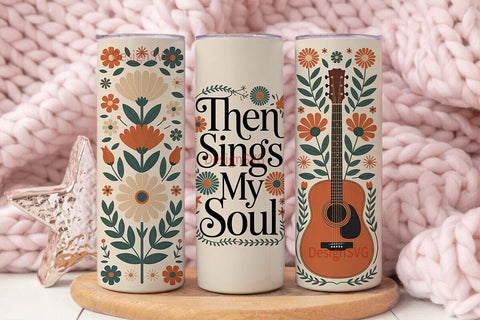 Then Sings My Soul 20oz Tumbler Sublimation DesignSVG 