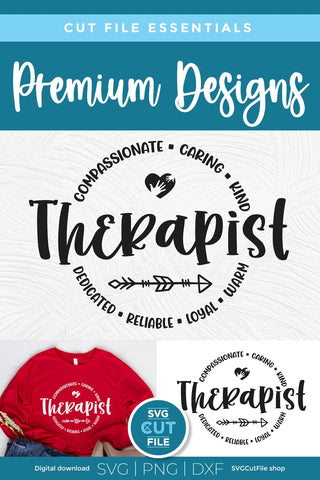 Therapist svg for occupational, speech, or physical therapist SVG SVG Cut File 